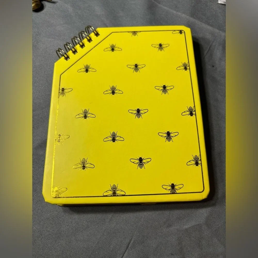 9 pc NEW Bee Happy Yellow Bee-Themed Notebook & Party Supplies - Collection